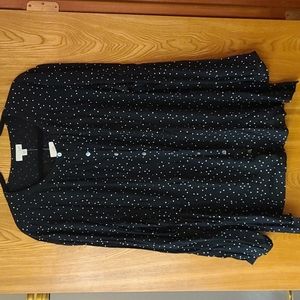 J Jill size Xl Pin tuck yoke, button front blouse.